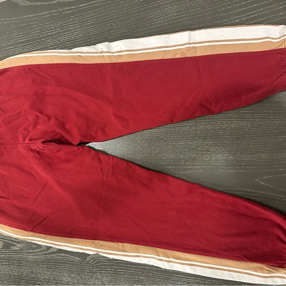Fabletics Red and Tan Baggy Sweats - Picture 5 of 5